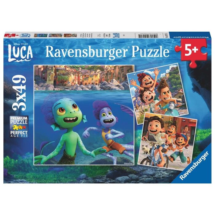 Ravensburger 3x49 pcs - Disney Pixar: Luca