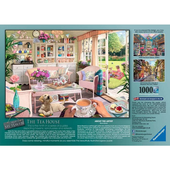 Ravensburger 1000 pcs - My Haven: The Tea House