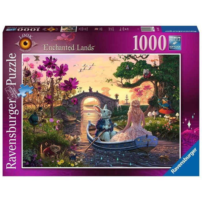Ravensburger 1000 pcs - Look & Find: Enchanted Lands