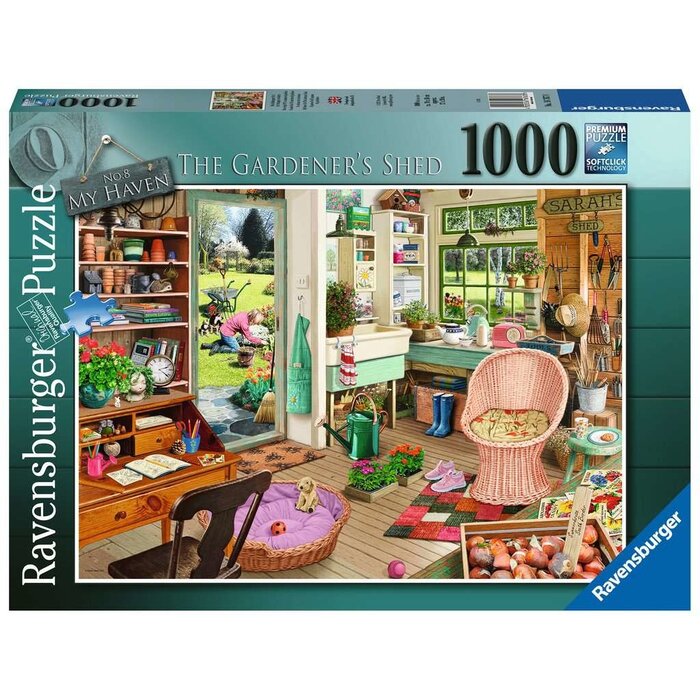 Ravensburger 1000 pcs - My Haven: The Gardener's Shed