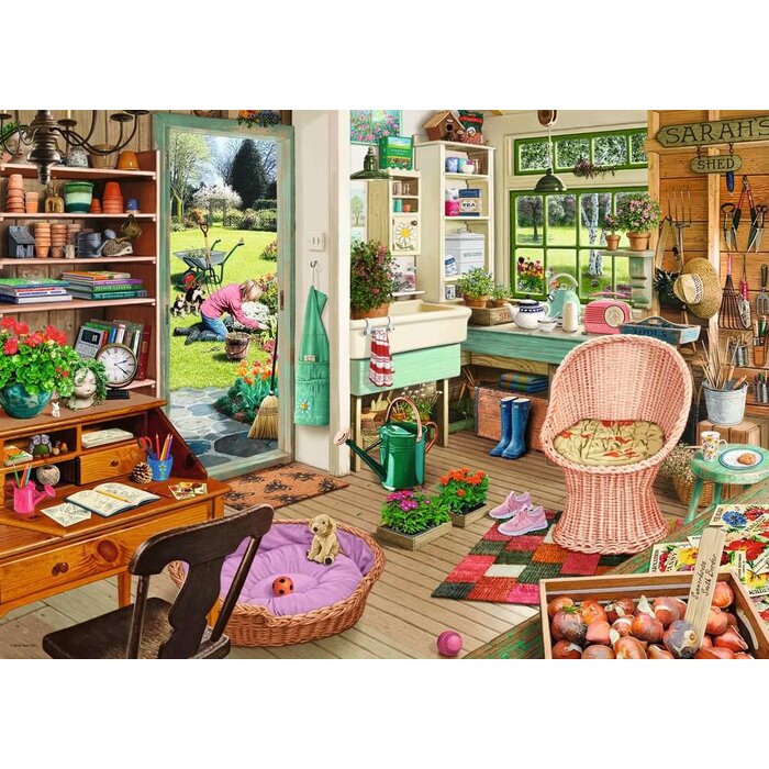 Ravensburger 1000 pcs - My Haven: The Gardener's Shed