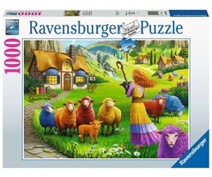 Ravensburger 1000 pcs - The Happy Sheep Yarn Shop