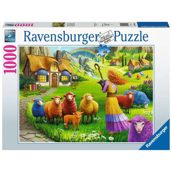 Ravensburger 1000 pcs - The Happy Sheep Yarn Shop