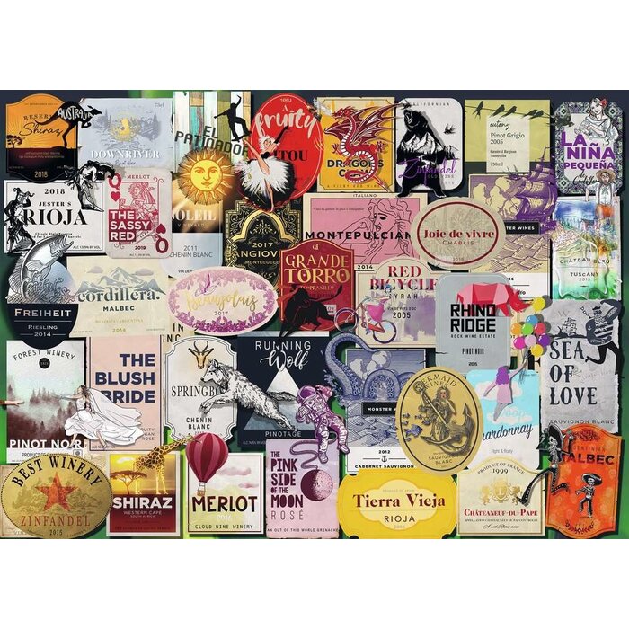 Ravensburger 1000 pcs - Wine Labels