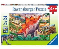 Ravensburger 2x24 pcs - Jurassic Wildlife