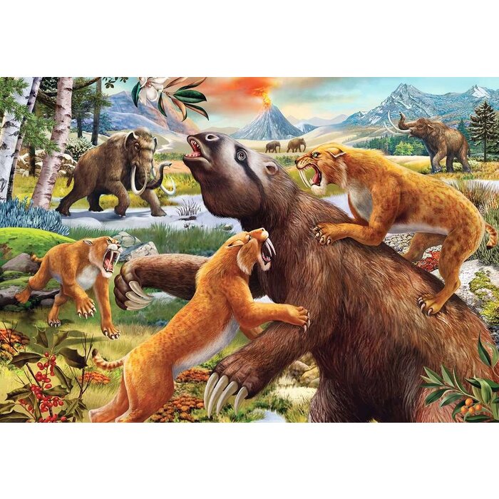 Ravensburger 2x24 pcs - Jurassic Wildlife