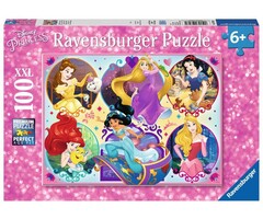 Ravensburger 100 pcs - Disney Princesses: Be Strong, Be You (XXL)