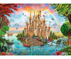 Ravensburger 100 pcs - Rainbow Castle (XXL)