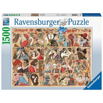 Ravensburger 1500 pcs - Love Through the Ages Ravensburger 1500 pcs - Love Through the Ages