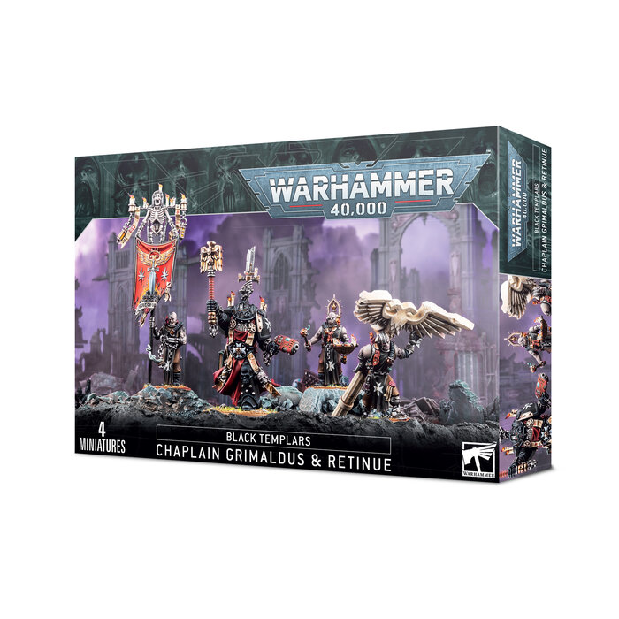 Games Workshop Warhammer 40K: Space Marines (Black Templars) - Grimaldus & Retinue