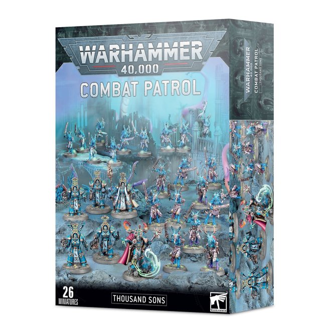 Games Workshop Warhammer 40K: Chaos Space Marines (Thousand Sons) - Combat  Patrol