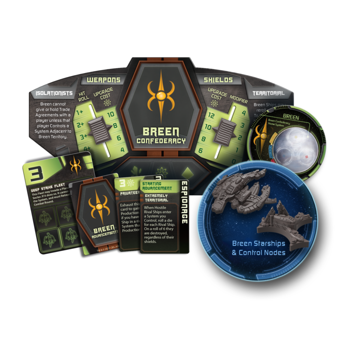 Gale Force Nine Star Trek Ascendancy: Breen Confederacy Expansion