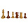 Chess Pieces - Staunton Faux Wood Grain/Spruce-Tek (4.125" King)