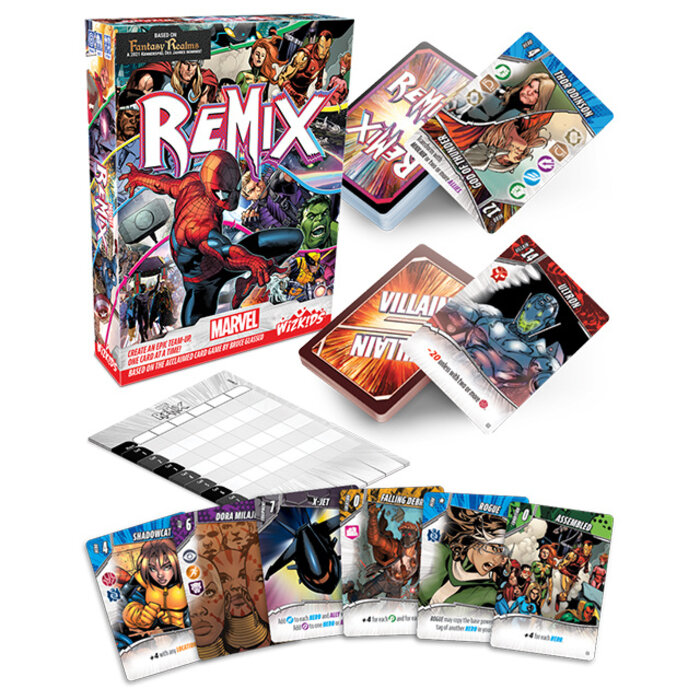 Wizkids/NECA LLC Marvel Remix - A Fantasy Realms Card Game