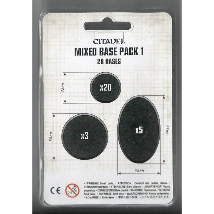 Games Workshop Citadel Mixed Base Pack 1