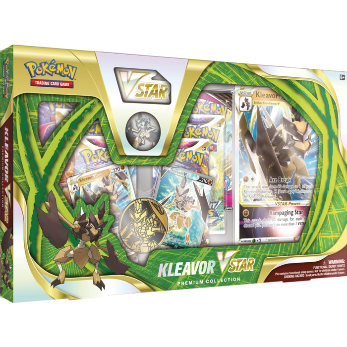 The Pokemon Company International Pokemon Kleavor Vstar Premium Collection (LIMIT 2 PER HOUSEHOLD)