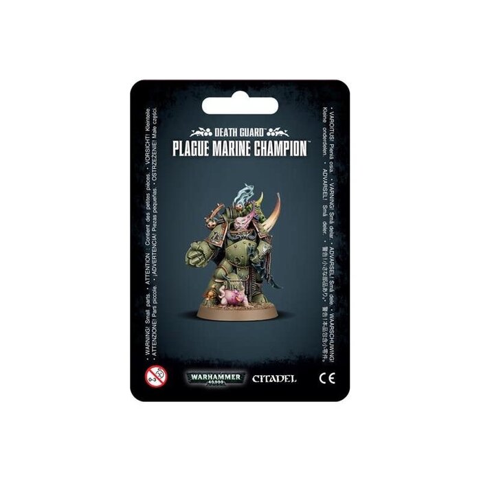 Games Workshop Warhammer 40K: Chaos Space Marines (Death Guard) - Plague Marine Champion