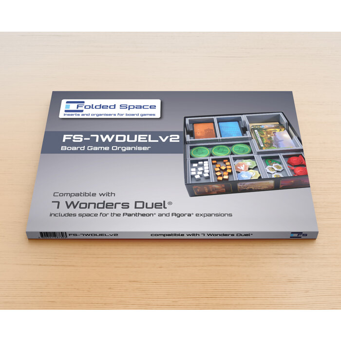 Folded Space Insert for 7 (Seven) Wonders Duel