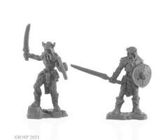 Reaper Miniatures Bones Black: Rune Wight Warriors (2)