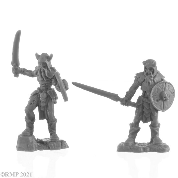 Reaper Miniatures Bones Black: Rune Wight Warriors (2)