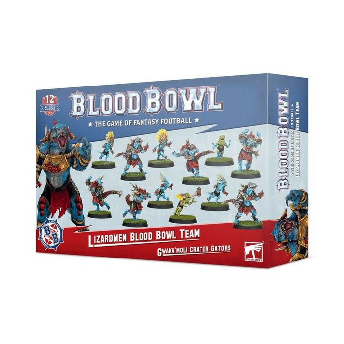 Games Workshop Blood Bowl: Lizardmen Team - Gwaka'moli Crater Gators