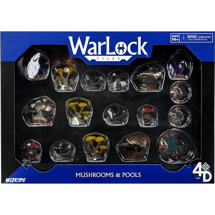 Wizkids/NECA LLC Warlock Tiles: Mushrooms & Pools