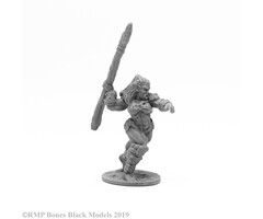 Reaper Miniatures Bones Black: Jade Fire Spearman