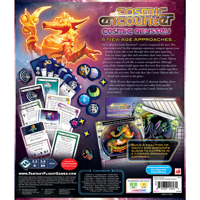 Fantasy Flight Games Cosmic Encounter: Cosmic Odyssey Campaign Expansion