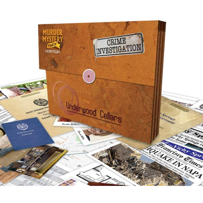 University Games Murder Mystery Party Case Files: Underwood Cellars