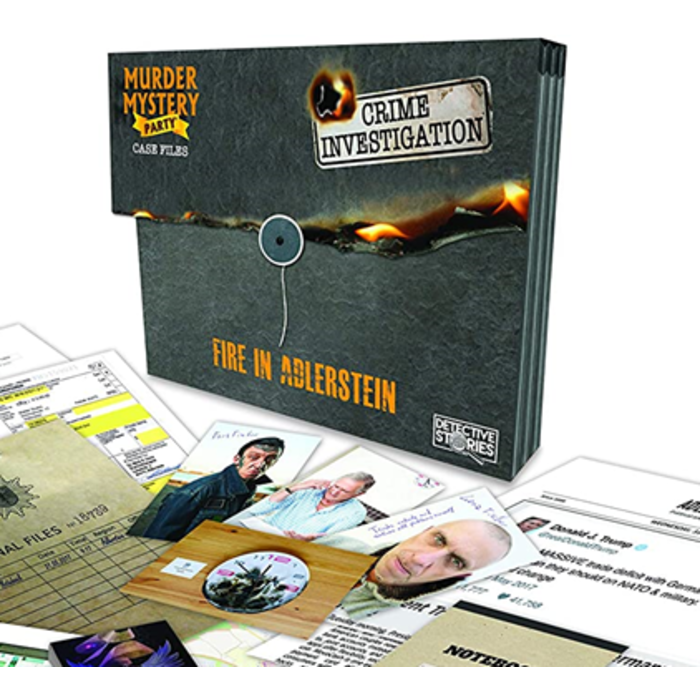 University Games Murder Mystery Party Case Files: Fire in Adlerstein