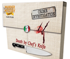 University Games Murder Mystery Party Case Files: Death by Chef's Knife