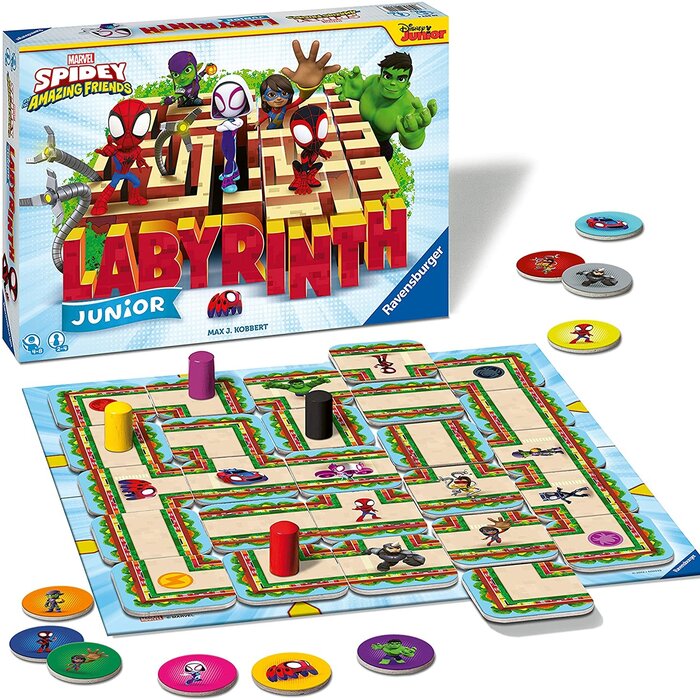 Ravensburger Labyrinth Junior - Spidey & His Amazing Friends