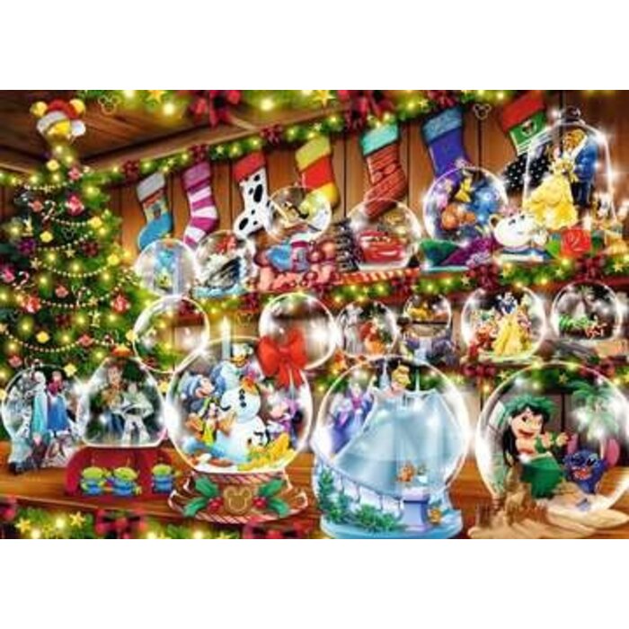 Ravensburger 1000 pcs - Disney Christmas: Snow Globes