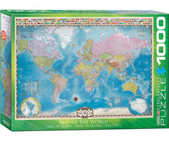 Eurographics 1000 pcs - Map of the World