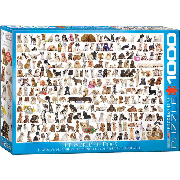 Eurographics 1000 pcs - The World of Dogs