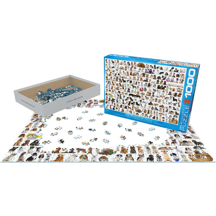 Eurographics 1000 pcs - The World of Dogs