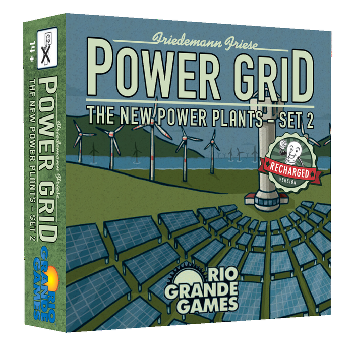 Rio Grande Games Power Grid Recharged: New Power Plant Cards Set 2