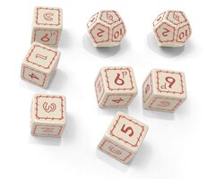 Free League The One Ring: White Dice Set