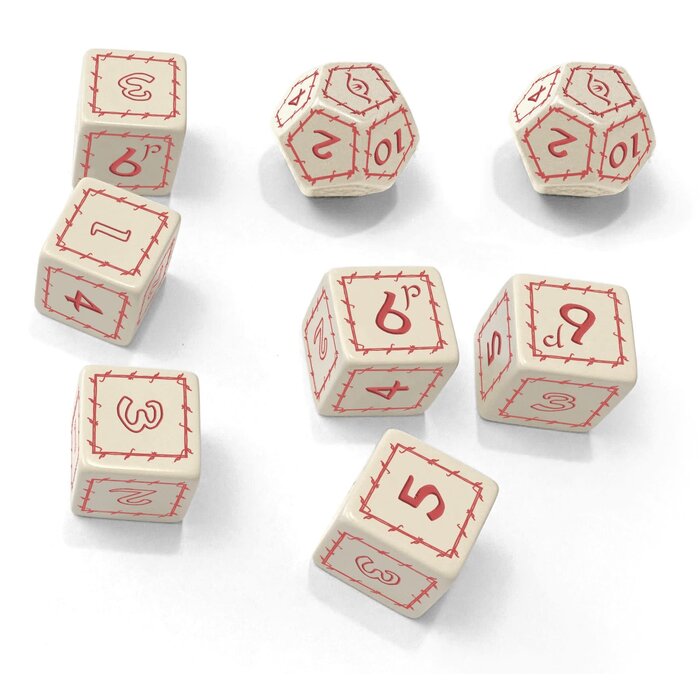 Free League The One Ring: White Dice Set