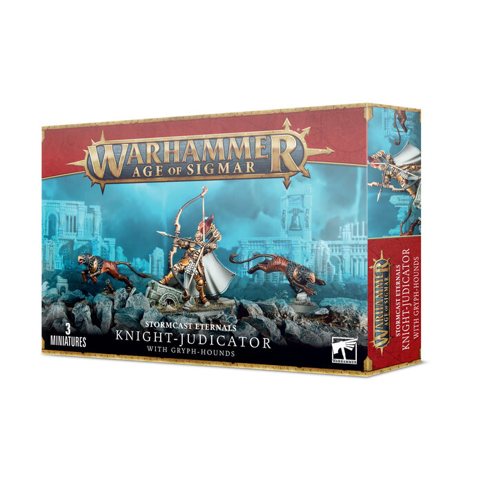 Games Workshop Warhammer Age of Sigmar: Stormcast Eternals - Knight-Judicator with Gryph-Hounds