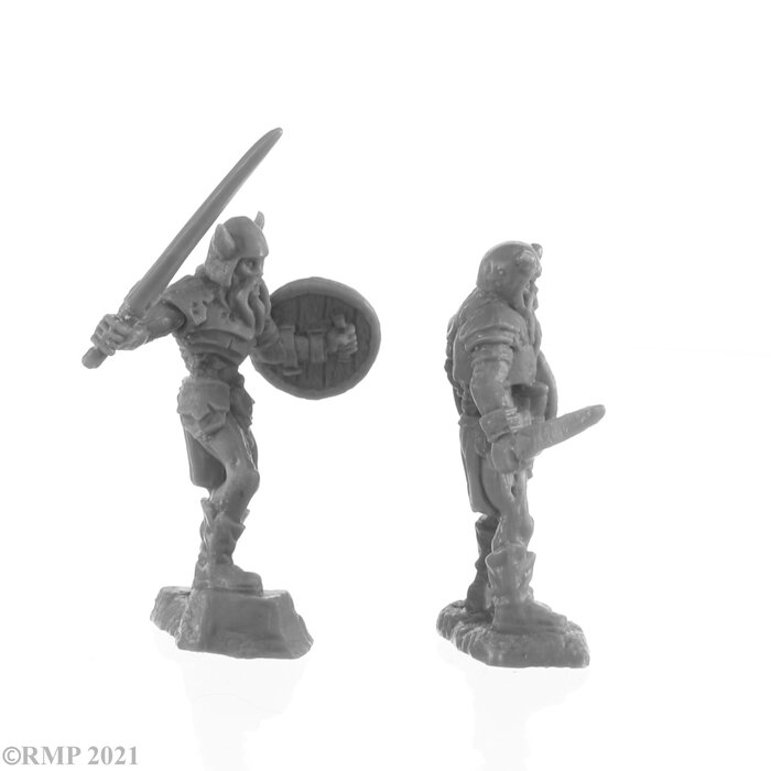 Reaper Miniatures Bones Black: Rune Wight Warriors (2)