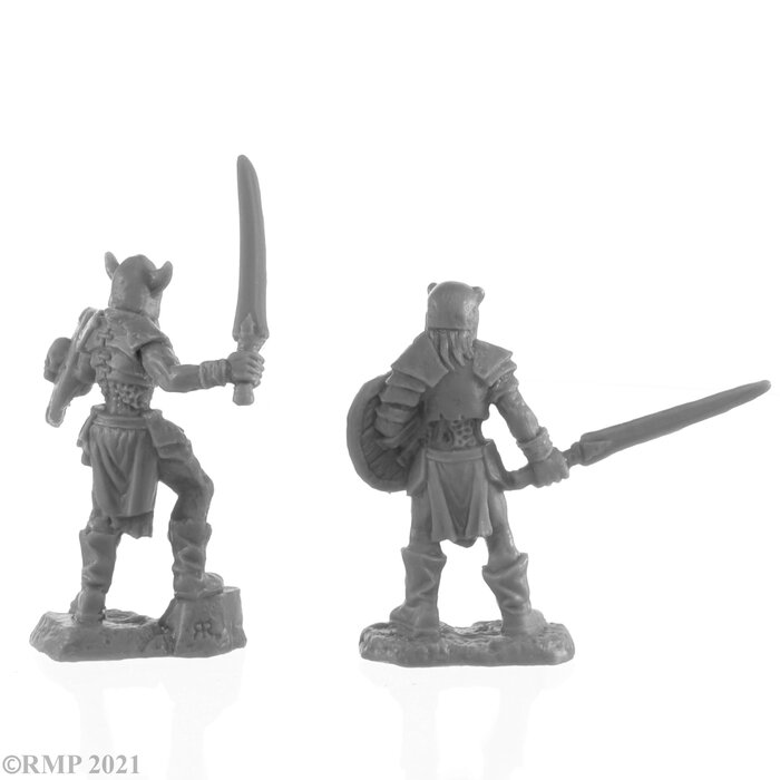 Reaper Miniatures Bones Black: Rune Wight Warriors (2)