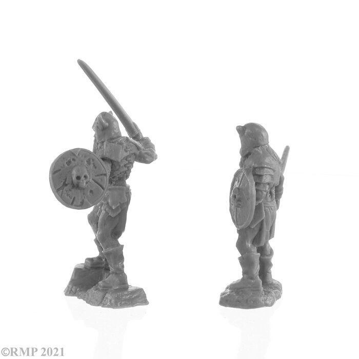 Reaper Miniatures Bones Black: Rune Wight Warriors (2)