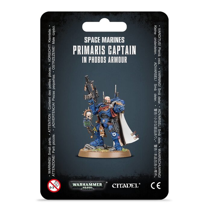 Games Workshop Warhammer 40K: Space Marines - Primaris Captain in Phobos Armour