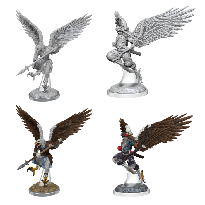 Wizkids/NECA LLC Nolzur's Marvelous Miniatures: Aarakocra Fighters