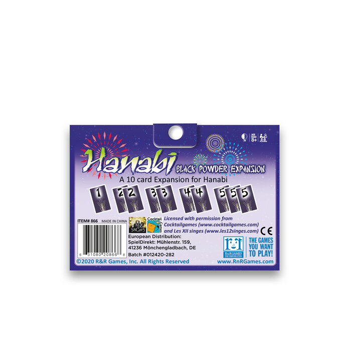 R&R Games Hanabi: The Card Game - Black Powder Expansion