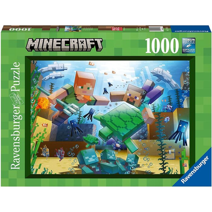 Ravensburger 1000 pcs - Minecraft Mosaic