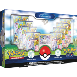 The Pokemon Company International **PRE-ORDER** Pokemon TCG - Pokémon GO Premium Collection - Radiant Eevee The Pokemon Company International **PRE-ORDER** Pokemon TCG - Pokémon GO Premium Collection - Radiant Eevee