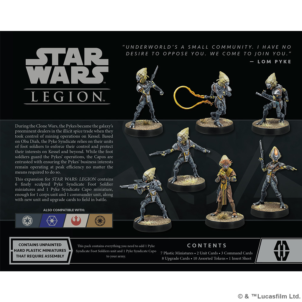 Star Wars Legion Pyke Syndicate Foot Soldiers Unit Expansion