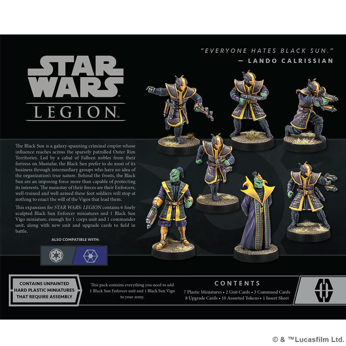 Fantasy Flight Games Star Wars Legion: Black Sun Enforcers Unit Expansion